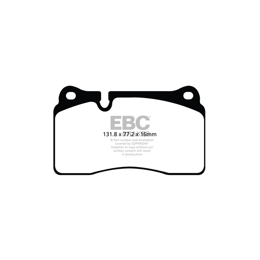 Audi RS3 8P TTRS 8J Megane RS 265 Cupra Leon 300 EBC RP-X Front Brake Pads DP82070RPX