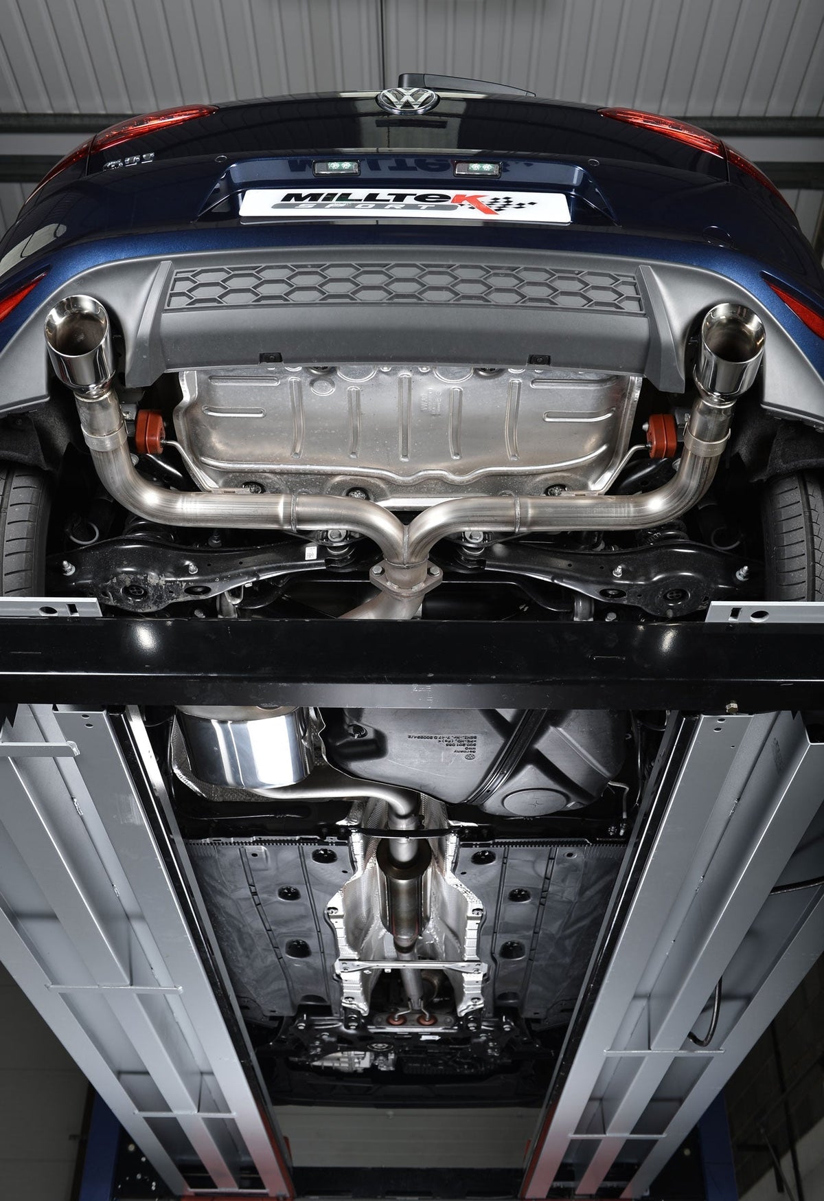 VW Golf MK7 GTi cat back exhaust - Milltek Sport