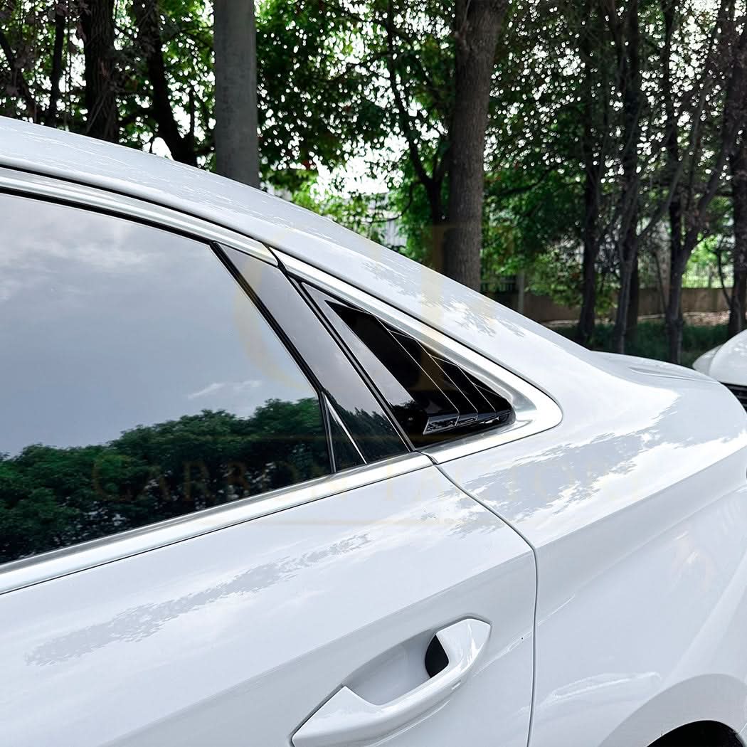 Audi A3 8Y Saloon 2020-present gloss black window louver vents