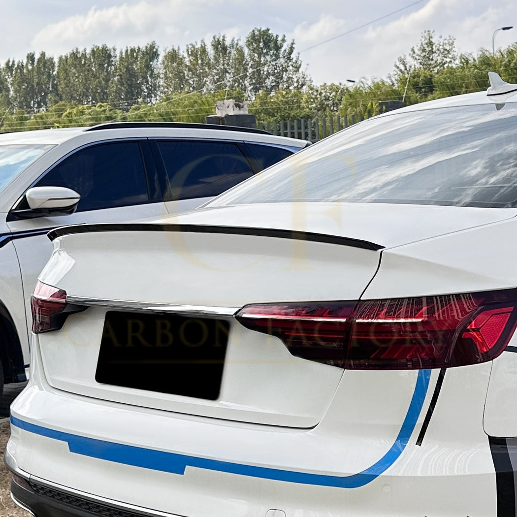 Audi A4 B9 B9.5 saloon boot spoiler, gloss black ABS