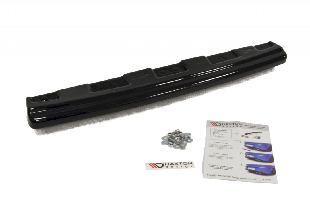 Mitsubishi Lancer Evo X (2007-2015) Maxton Design Central Rear Splitter with Vertical Bars