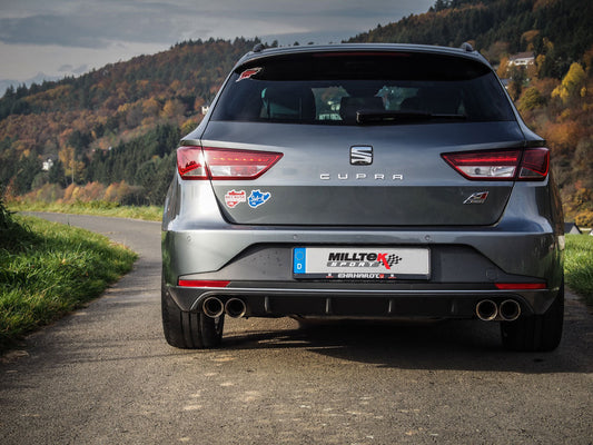 Seat Leon MK3 ST Cupra 280 & 290 Milltek Sport full exhaust system, 76mm