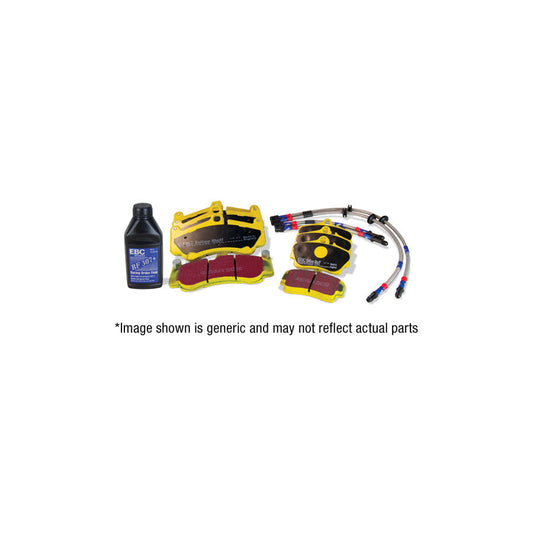 Mini F55 F56 Brake Upgrade Kit: EBC Yellowstuff Pads, Braided Lines, BF307+ Fluid
