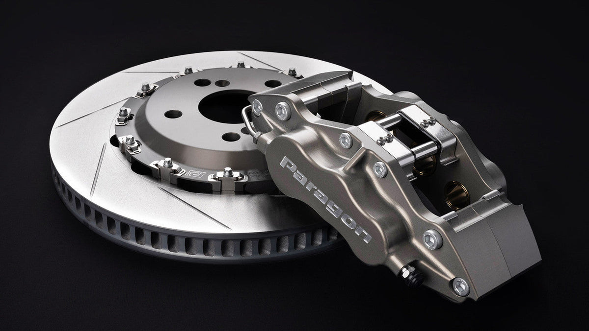 BMW X3 E83 front big brake kit - Paragon PA015/PA035 6-piston calipers & 2-piece rotors