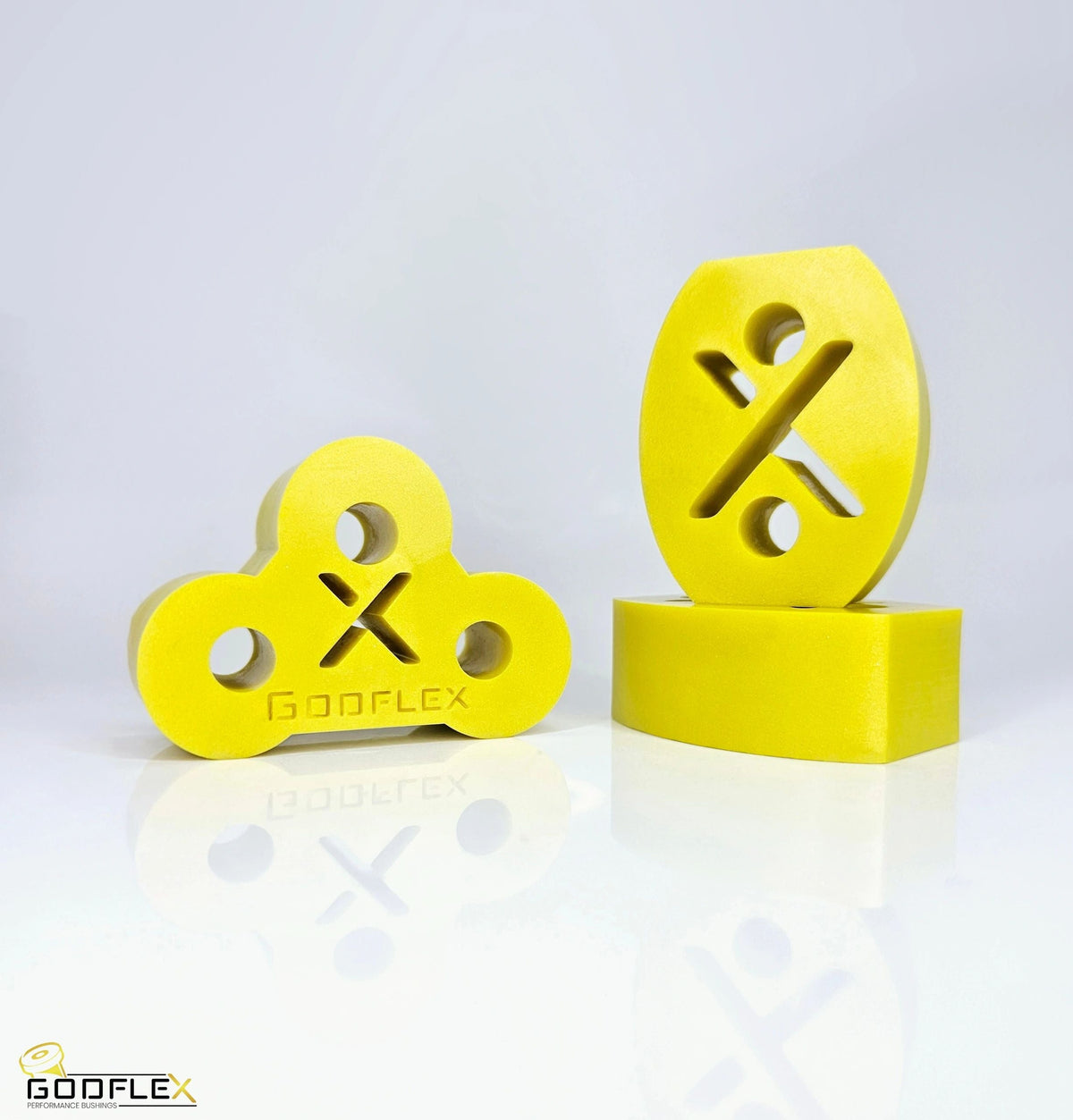 Fiat Abarth 500 595 695 (2007+) exhaust hanger bushes - GodFlex GF-AB-EXH