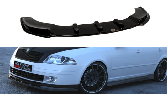 Skoda Octavia Mk2 2004-2008 front splitter, Maxton Design MD-OCT2-FS