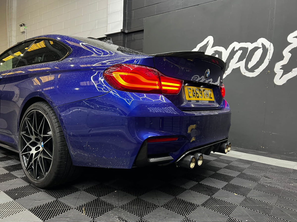 F80 F82 F83 BMW M3 M4 Rear Carbon Bumper Canards CT-CANARD-F80