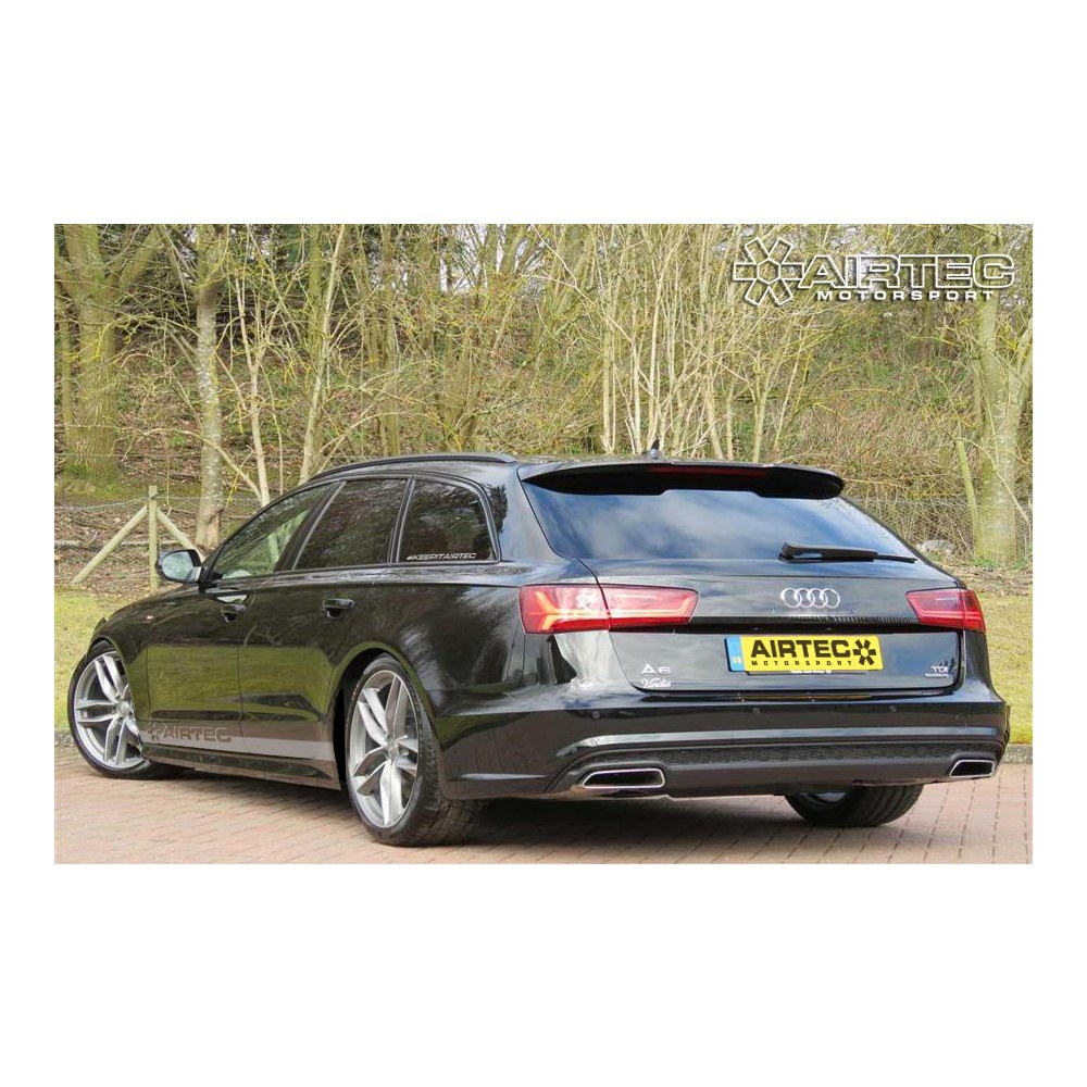 Audi A6 3.0 TDI BiTDI FMIC - AIRTEC 80mm Bar-and-Plate Front Mount Intercooler