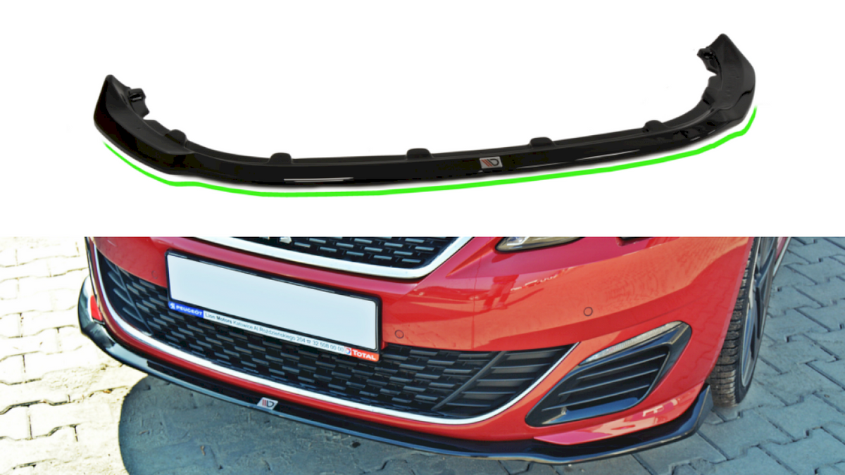 Peugeot 308 II GTI (2015-) Maxton Design V.1 ABS Front Splitter