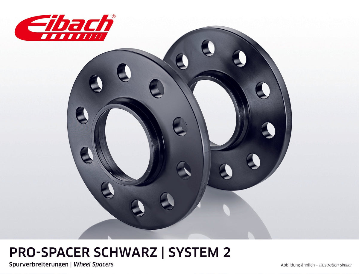Eibach Pro-Spacer Kit (Pair) S90-2-10-038-B - 10mm Hub-Centric Aluminium Spacers