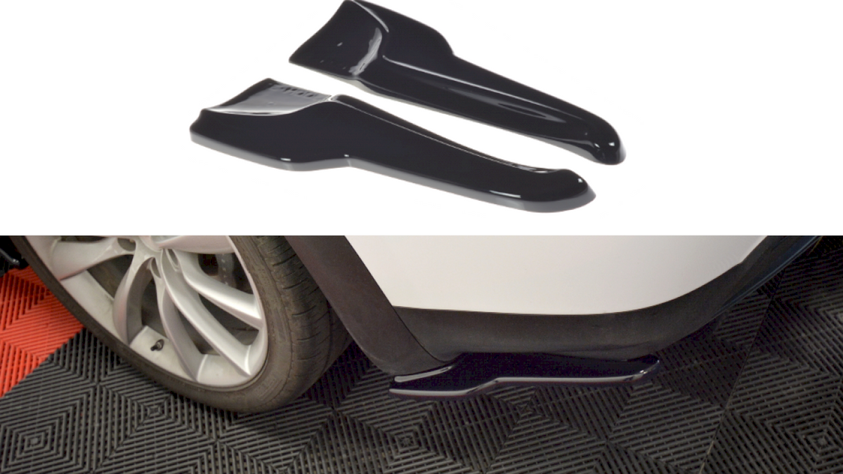 Tesla Model X (2015-) Rear Side Splitters V.2 by Maxton Design