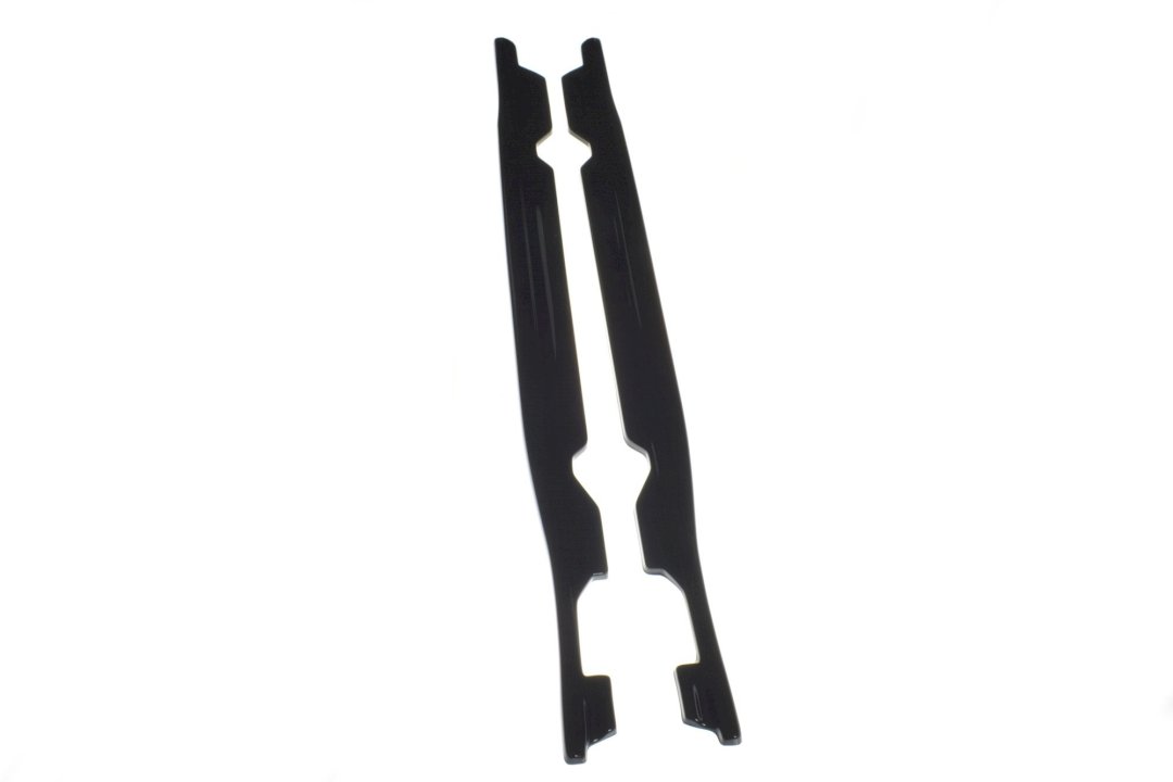 BMW G20 M-Sport side skirts diffusers, Maxton Design gloss black