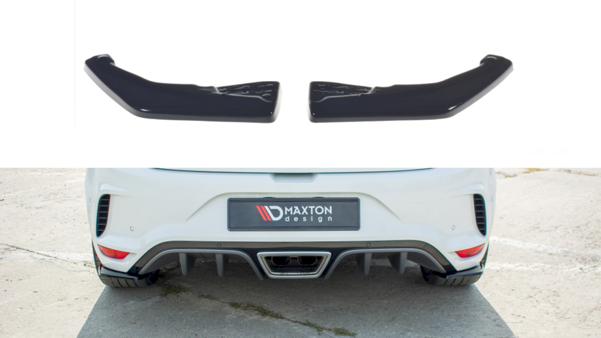 Renault Megane IV RS (2018-2020) rear side splitters - Maxton Design ABS set