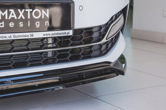 Skoda Superb MK3 FL (2019-) Front Splitter V.3 by Maxton Design