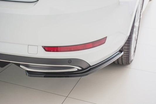 Skoda Superb Mk3 FL (2019-) rear side splitters, Maxton Design ABS kit