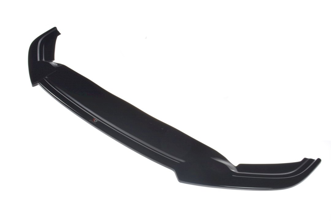 VW Passat B8 R-Line Front Splitter V.2 - Maxton Design Gloss Black