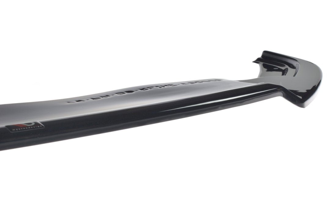 VW Passat B8 R-Line Front Splitter V.2 - Maxton Design Gloss Black