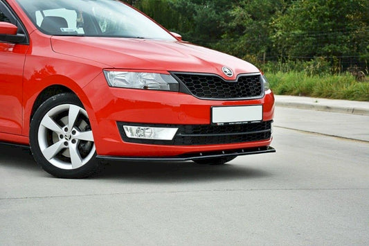 Skoda Rapid (2013+) Front Splitter V2, Maxton Design