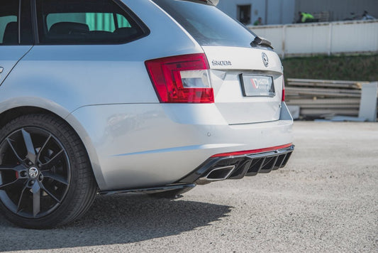 Skoda Octavia VRS MK3 MK3.5 Rear Side Diffusers V.2 ABS Kit SK-OC-3-RS-RS2+RS2R