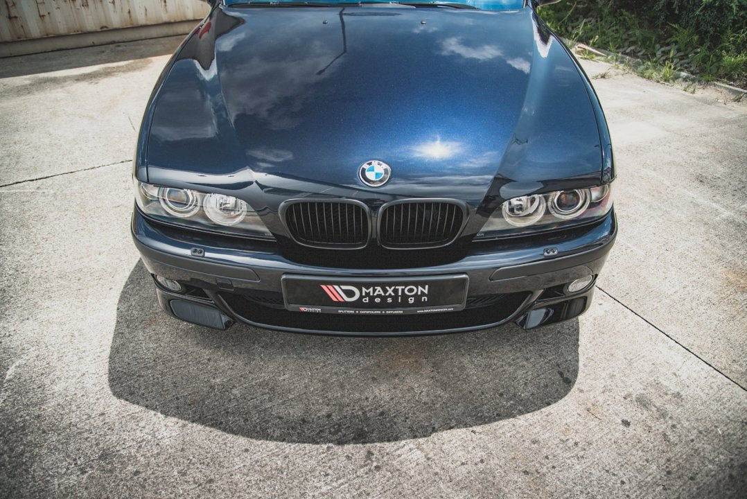 BMW M5 E39 & 5 M-Pack front side splitters, Maxton Design gloss black set