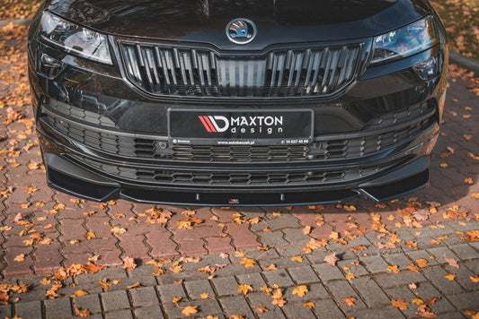 Skoda Karoq Sportline (2017-2021) Maxton Design ABS Front Splitter