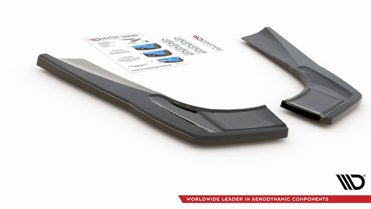 Mercedes-AMG CLA 35 / 45 C118 (2019-) rear side splitters - Maxton Design ABS set