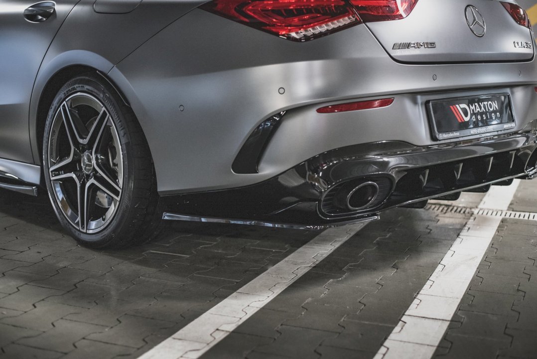 Mercedes-AMG CLA 35 / 45 C118 (2019-) rear side splitters - Maxton Design ABS set