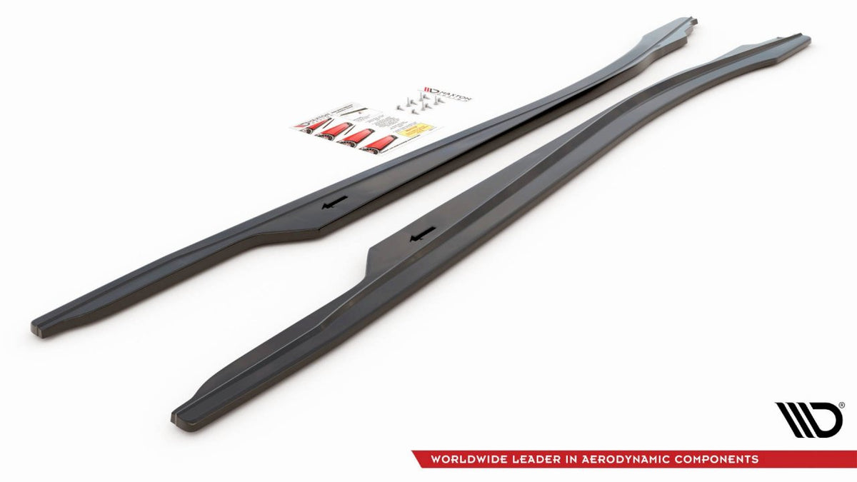 Lexus LC 500 (2017-) side skirt splitters - Maxton Design