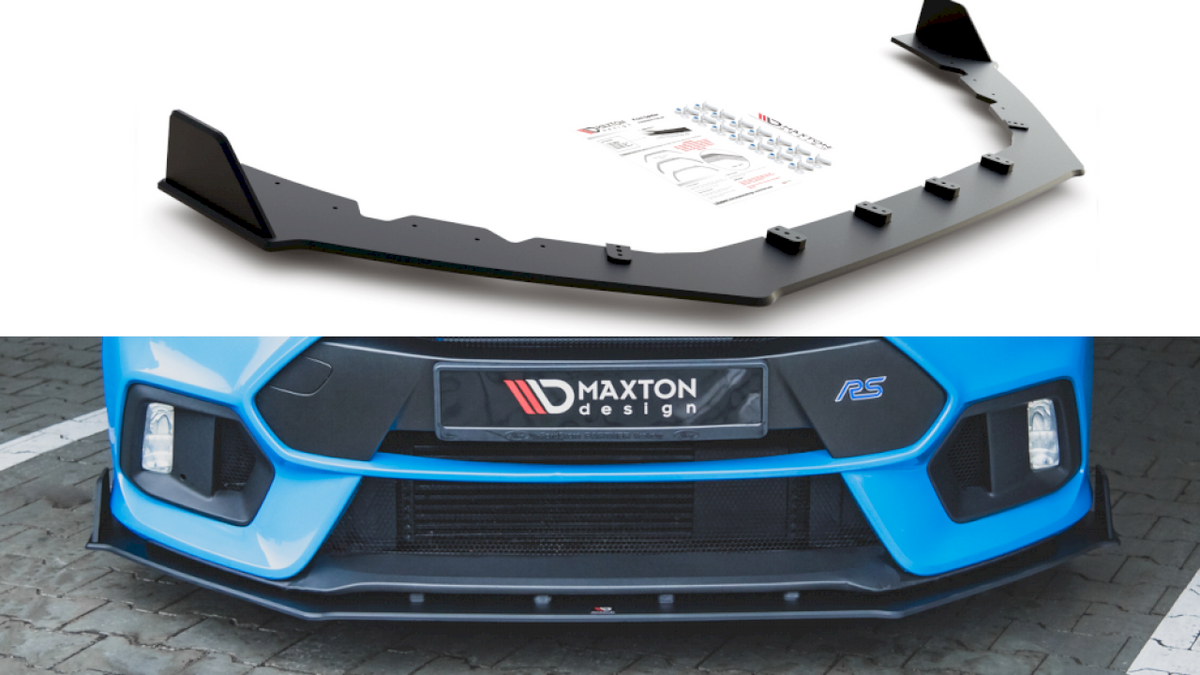 Ford Focus RS MK3 (2015-2018) Maxton Design STREET PRO V2 front splitter