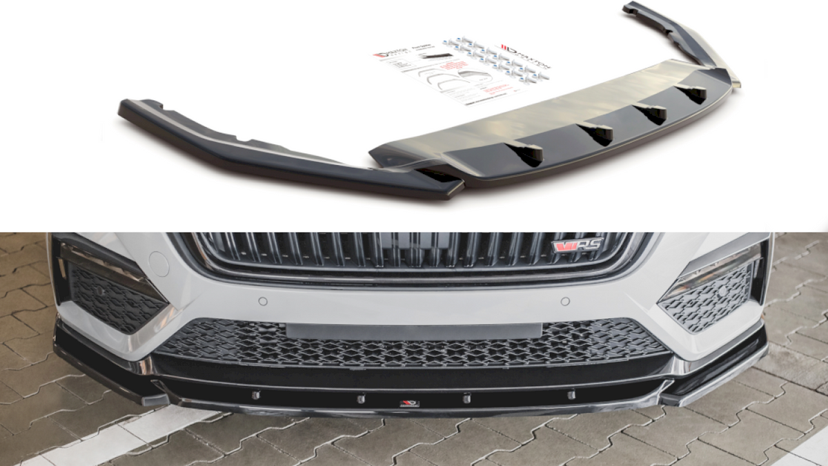 Skoda Octavia RS MK4 (2020-2024) Maxton Design Front Splitter V3