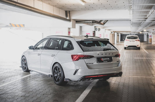 Skoda Octavia RS Mk4 Estate & Liftback Rear Side Splitters V.2 + Flaps