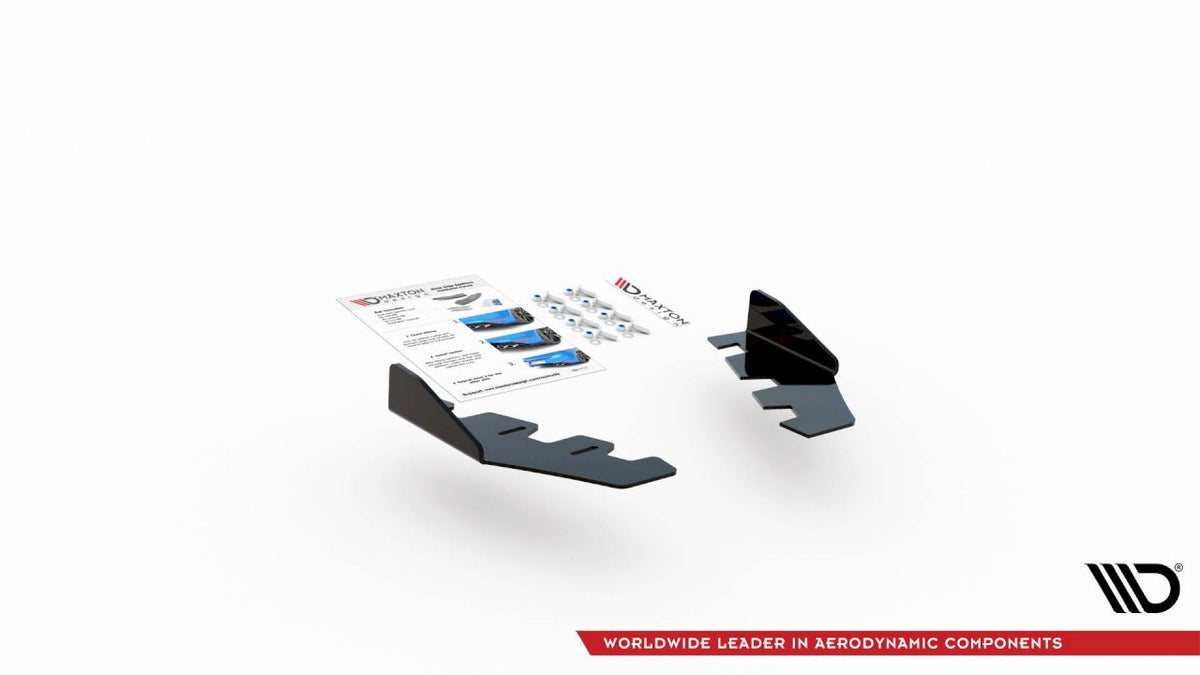 BMW M135i F20 (2011-2015) rear side flaps - Maxton BM1F20MCNC-RS1