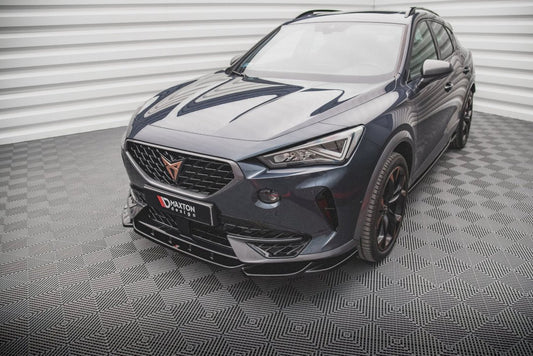 Cupra Formentor (2020-2024) Maxton Design Front Splitter V1 Gloss Black