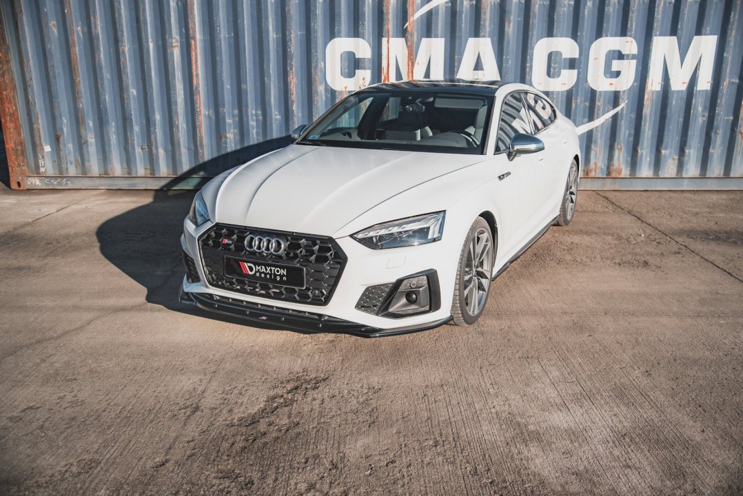 Audi S5 A5 F5 Facelift 2019+ Front Splitter V1 by Maxton Design