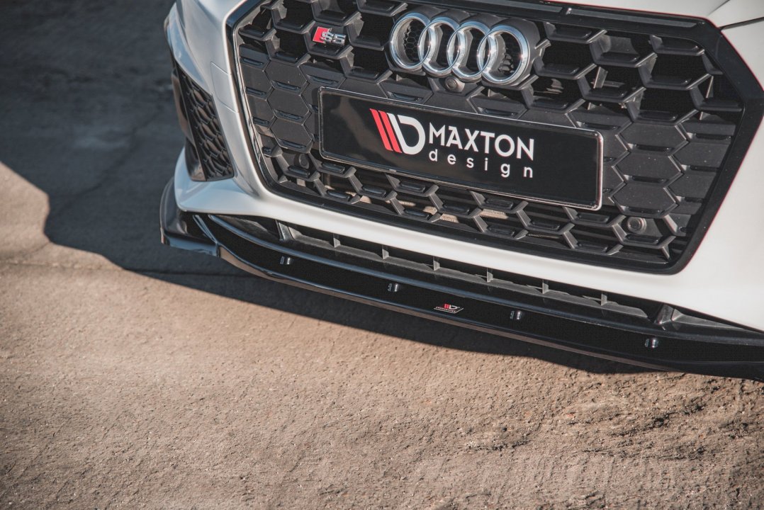 Audi S5 A5 F5 Facelift 2019+ Front Splitter V1 by Maxton Design