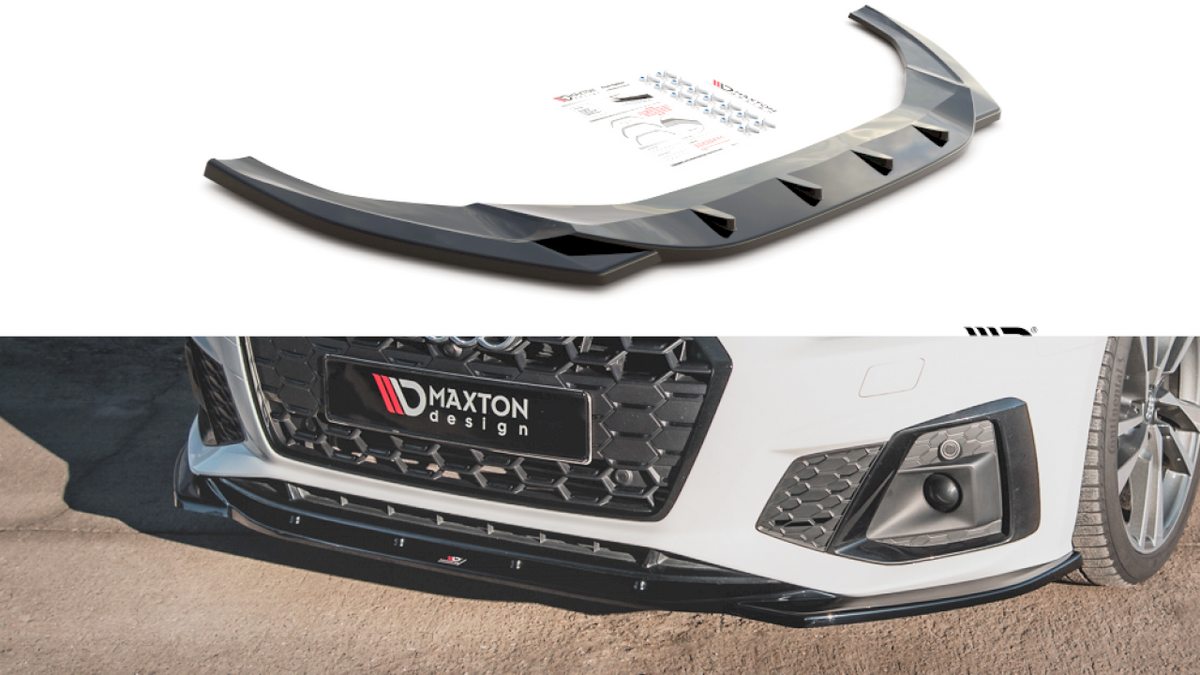 Audi S5 A5 F5 Facelift 2019+ Front Splitter V1 by Maxton Design