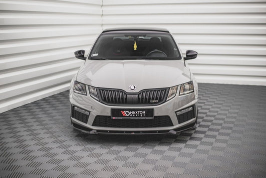 Skoda Octavia RS MK3 Facelift (2016-2019) Maxton Design Front Splitter V.2