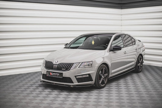 Skoda Octavia RS MK3 Facelift (2016-2019) Front Splitter V.3 - Maxton Design