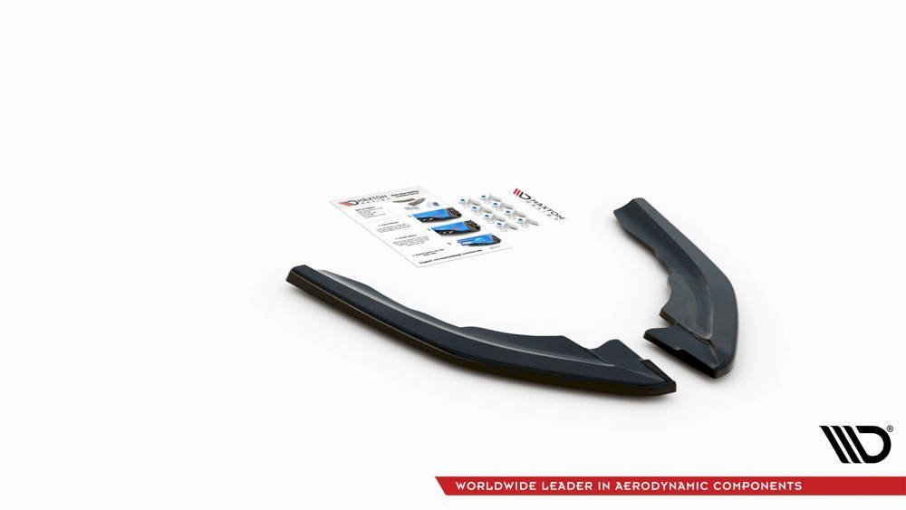 BMW M2 F87 (2016-2020) Rear Side Splitters V.3 - Maxton Design ABS
