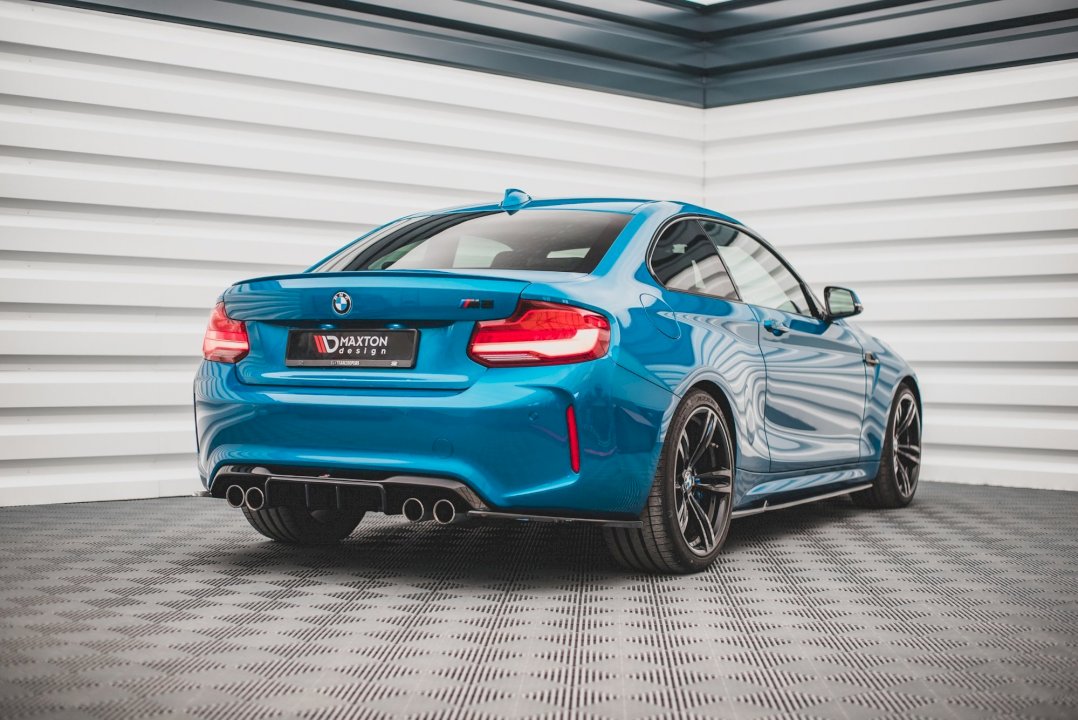 BMW M2 F87 (2016-2020) Rear Side Splitters V.3 - Maxton Design ABS