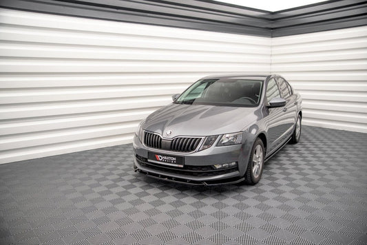 Skoda Octavia MK3 Facelift (2016-2020) Maxton Design Front Splitter V.1