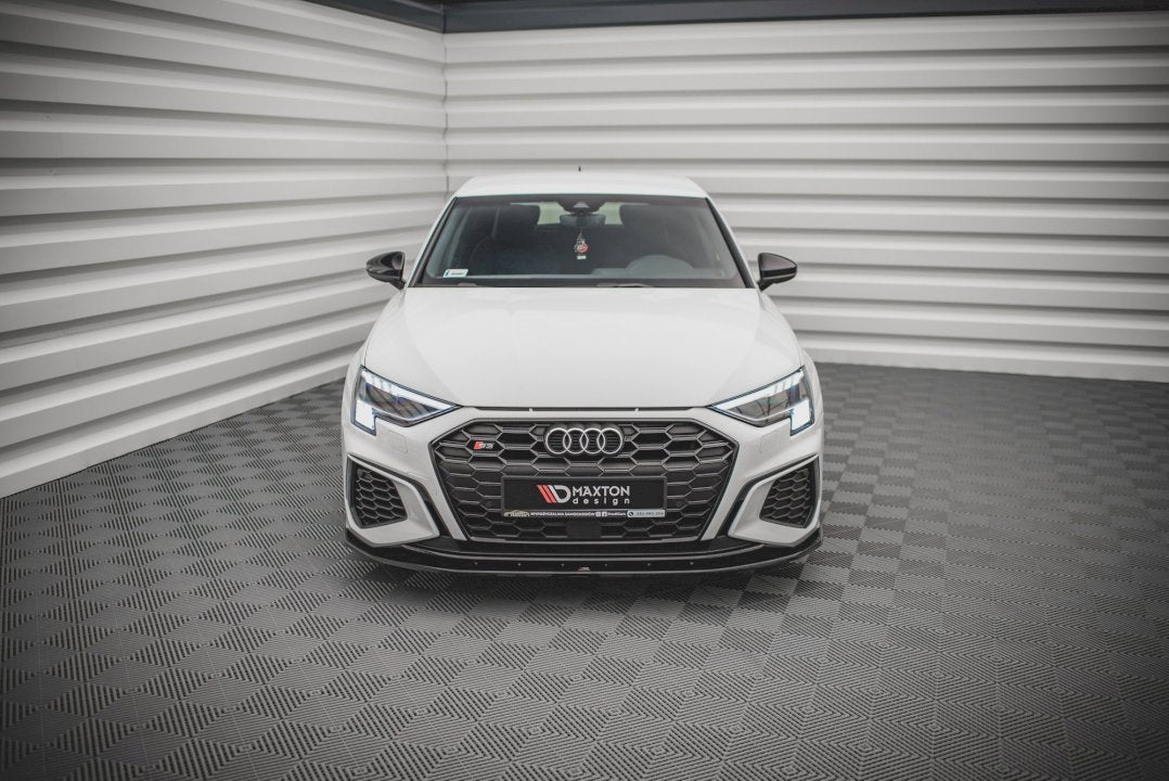 Audi S3 8Y & A3 S-Line 8Y front splitter V.1 gloss black
