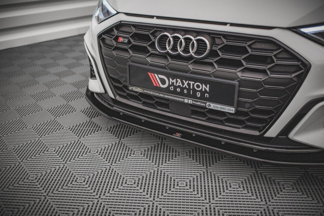 Audi S3 8Y & A3 S-Line 8Y front splitter V.1 gloss black