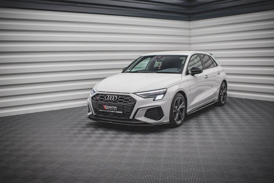 Audi S3 8Y & A3 S-Line 8Y front splitter V.1 gloss black