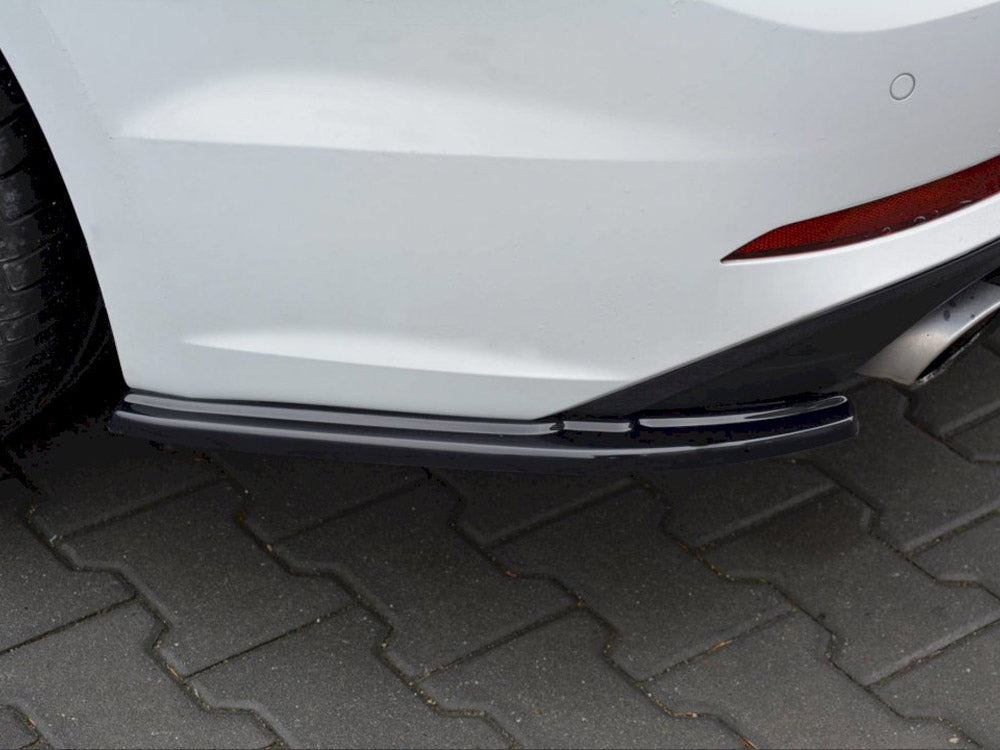 Audi A5 F5 S-Line Sportback (2016+) rear side splitters - Maxton Design ABS set
