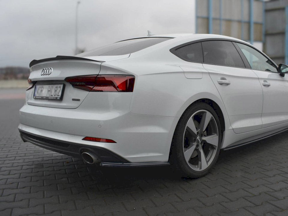 Audi A5 F5 S-Line Sportback (2016+) rear side splitters - Maxton Design ABS set