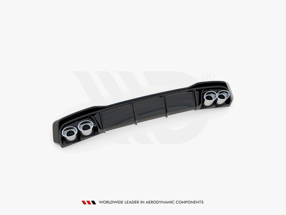 Audi A7 C8 S-Line 2017-2024 rear valance + exhaust ends, Maxton Design