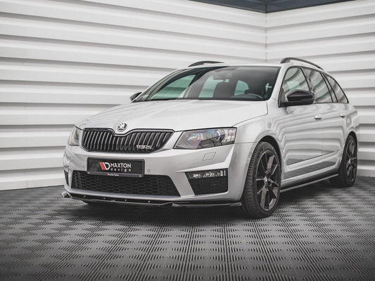Skoda Octavia RS Mk3 (2013-2016) Maxton Design Front Splitter V.4