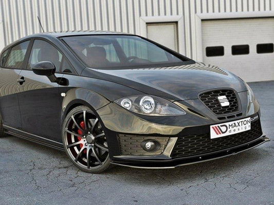 SEAT Leon MK2 Cupra FR Facelift (2009-2012) Maxton Design Front Splitter V.1
