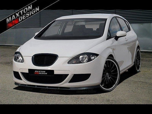 SEAT Leon Mk2 (2005-2009) front splitter kit, Maxton Design ABS